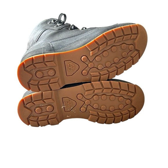 Timberland Kids Black and Tan Boots - Picture 7 of 10